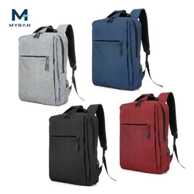 Mochila de Nylon USB: opções de cores