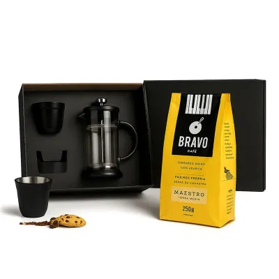 Kit Café Personalizado em caixa de papel