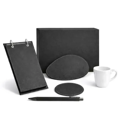 Kit escritório em couro