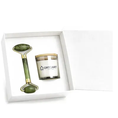 Kit Rolo Massageador e vela aromática