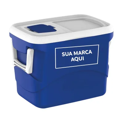 Caixa Térmica Tropical 50L Azul Personalizada