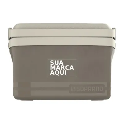 Cooler Térmico Personalizado Caixa Térmica 12L Marrom