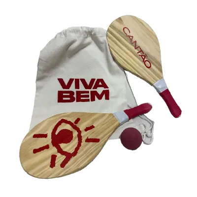 Kit frescobol personalizado