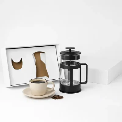 Kit cafe personalizado com xícara de cerâmica