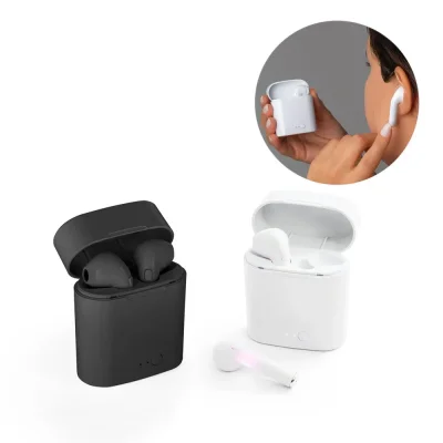 KLEBS. Fone de ouvido wireless com autonomia de 1h50 em ABS principal