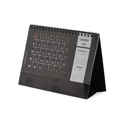 Calendário de Mesa 2023 PRETO principal