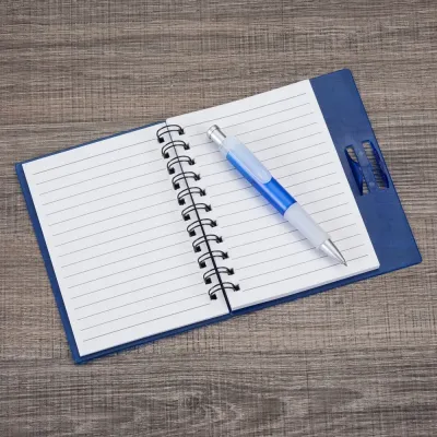 Caderno com Capa Dura, Wire-O e Caneta - 2205401
