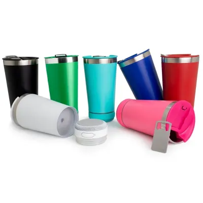 Copo Térmico Inox - opções de cores