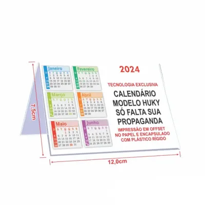 Calendário de mesa 2024