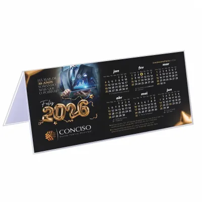 Calendário de mesa personalizado