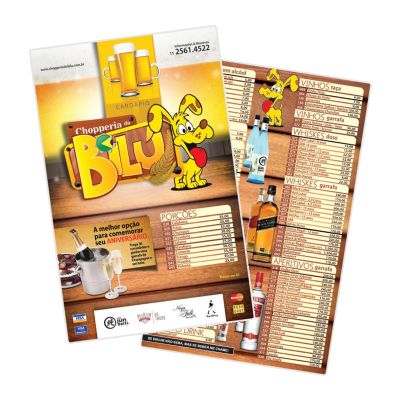 Cardápio personalizado