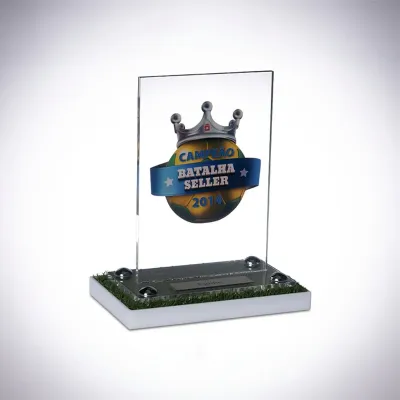 Troféus personalizados da AD Plastic para a Batalha Seller