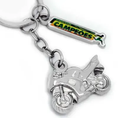 Chaveiro em metal 3D personalizado
