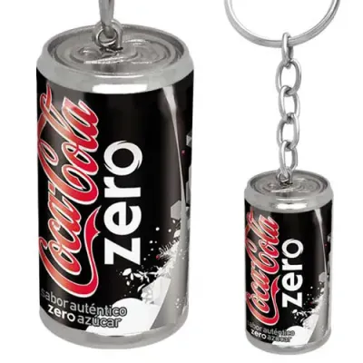 Chaveiro em metal 3D personalizado no formato do produto