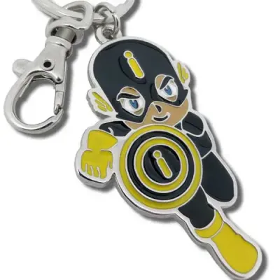 Chaveiro em metal 3D personalizado com o logo de sua empresa