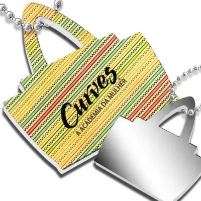 Chaveiro personalizado em acrílico ou metal