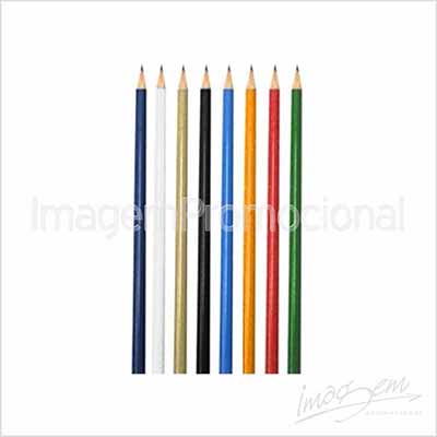 Lápis sem borracha - cores disponíveis AZ/ VD/ LR/ BC /PT / VM/ NATURAL
