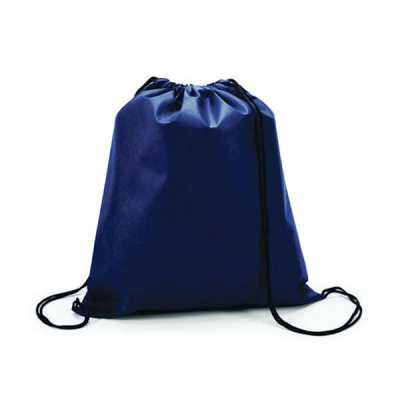 Mochila tipo saco personalizada azul