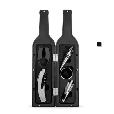  Kit Vinho Garrafa 5 Peças Personalizado