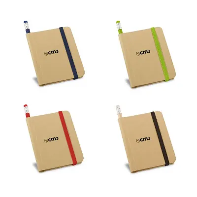 Mini Caderno de Anotações com Lápis Personalizado - 1770736