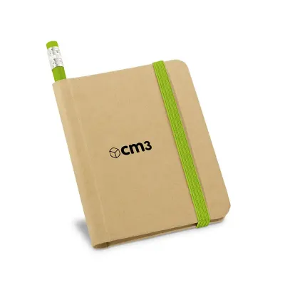 Mini Caderno com detalhe Verde
