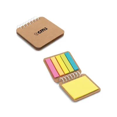 Mini Caderno com sticky notes Personalizado