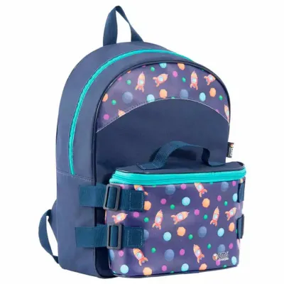 Mochila infantil com lancheira destacável