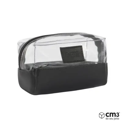 Necessaire personalizada com zíper de correr com 1 cursor