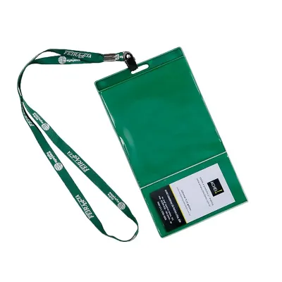 Porta crachá ou porta credencial para eventos