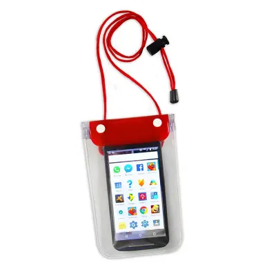 Capinha de celular com cordão