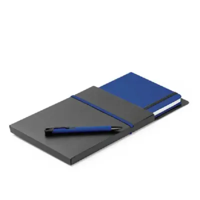 Kit de caderno e esferográfica