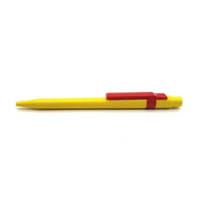 Caneta plástica personalizada.