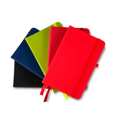 Cadernos de anotações personalizados com elásticos várias cores - 646713