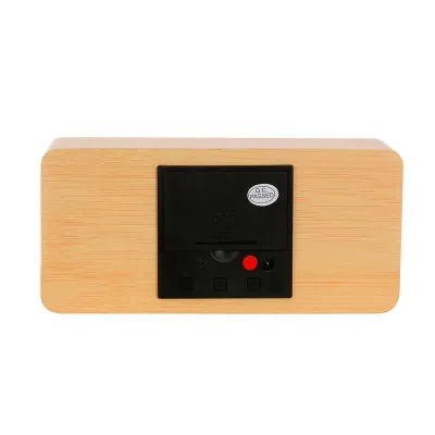 Relógio digital LED com alarme, pode ser utilizado através da fonte USB - 923760