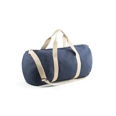 Sacola esportiva ou viagem em denim 