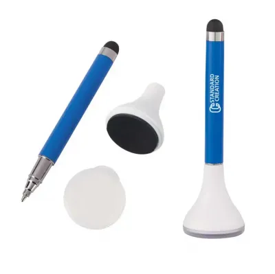 Caneta stylus esferográfica 3 em 1