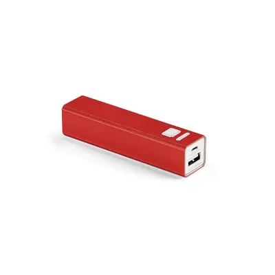 Bateria portátil vermelha