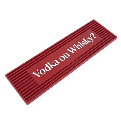 Bar Mat Ecológico em Bambu - Vermelho
