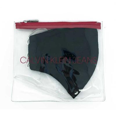 Kit nécessaire confeccionada em PVC cristal eletrizado + máscara confeccionada em tricolina - 1224218