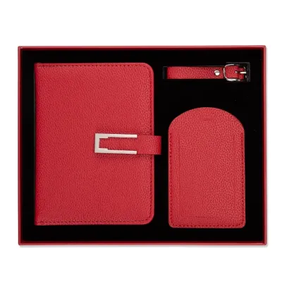Kit viagem vermelho