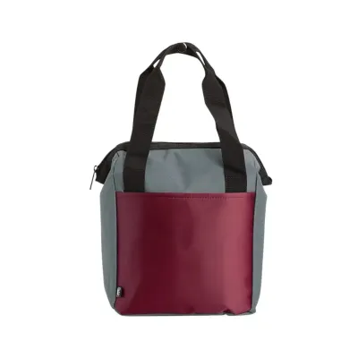 Bolsa térmica vermelha e cinza