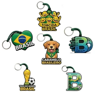 Chaveiros em vários formatos