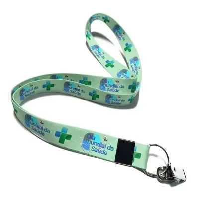 Cordão personalizável com argola e jacaré - 2158100