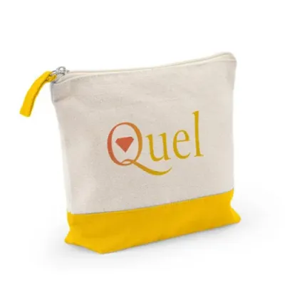 Necessaire personalizada amarela