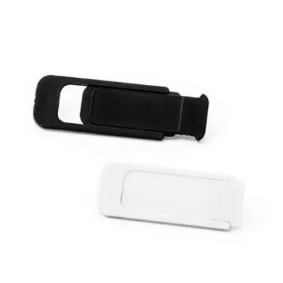 Capa de segurança para webcam branco e preto - 701654