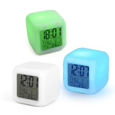 Relógio de Mesa Digital LED com Despertador Personalizado 1