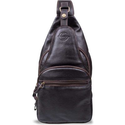 Mochila masculina em couro