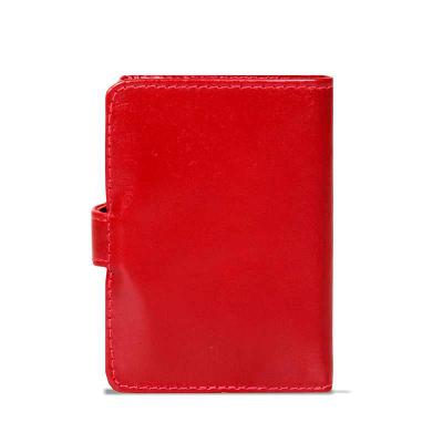 Porta Cartão / Notas de Couro - vermelho - 617454
