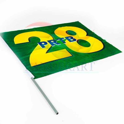 Bandeira torcedor político estampadas em tecido 100%poliéster. Indesmalhável. Nas medidas: 0,70 x...