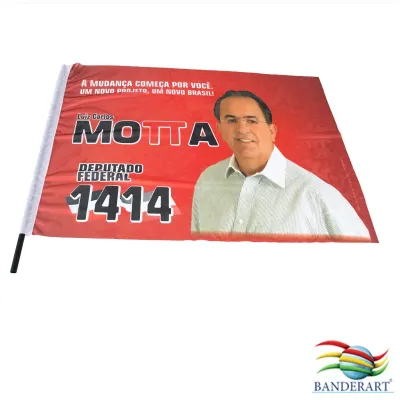 BANDEIRA PERSONALIZADA TORCEDOR POLÍTICO - BTP-68